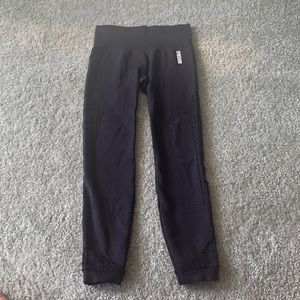 Gymshark black leggings with cut-out design!